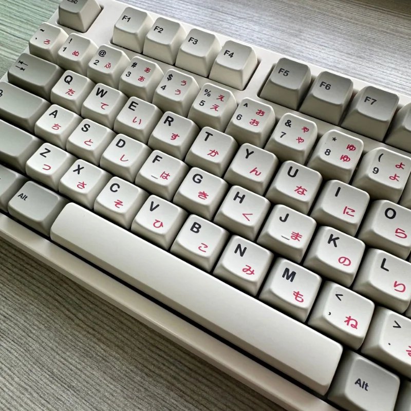 GMK+ Japan Grey MDA Custom Keycaps Set - Xda Keycaps