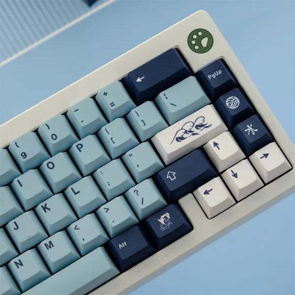 XDA+ Oceanic Waves Cherry Custom Keycap Set