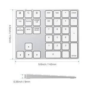 XDA+ White Personalized Keyboard