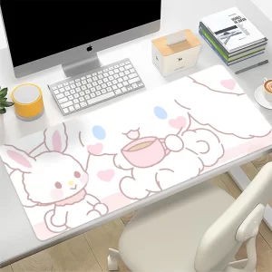 XDA+ Kawaii Blue Bunny Desk Mat
