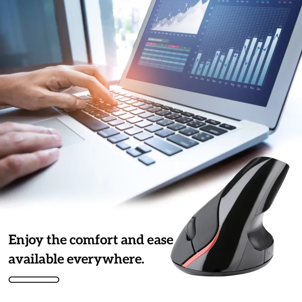 XDA+ Ergonomic Shiny Black Gaming Mouse
