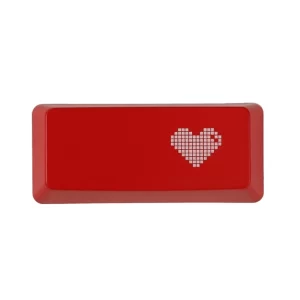 XDA+ Red Heart Single Keycap