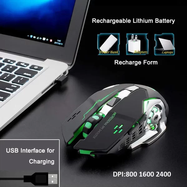 XDA+ Green Classic Gaming Mouse