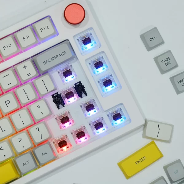 XDA+ Multicolor Yellow Full Mechanical Keyboard