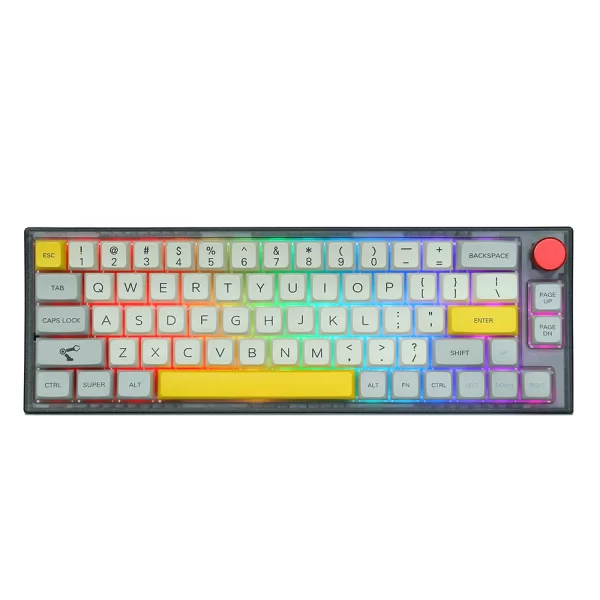 XDA+ Yellow Cute Full Mechanical Keyboard