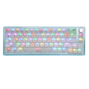 XDA+ Transparent Colorful Full Mechanical Keyboard