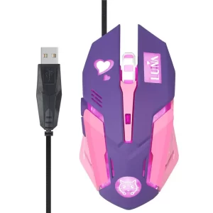 XDA+ Cute Pinky Gaming Mouse