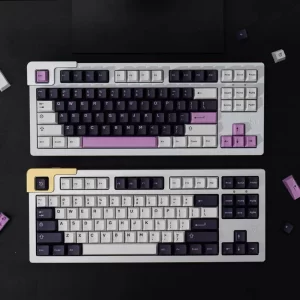 XDA+ Dark Purple Cherry Custom Keycap Set