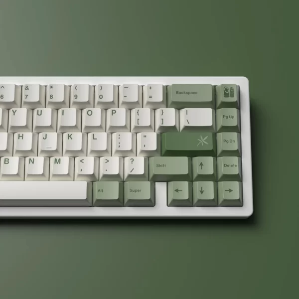 XDA+ Green Nature Cherry Custom Keycap Set