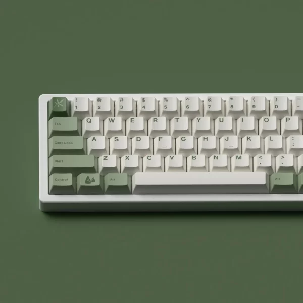 XDA+ Green Nature Cherry Custom Keycap Set