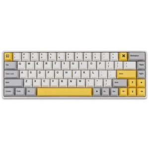GMK+ Yellow Highlight Cherry Custom Keycap Set