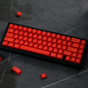XDA+ Bright Red Cherry Custom Keycap Set