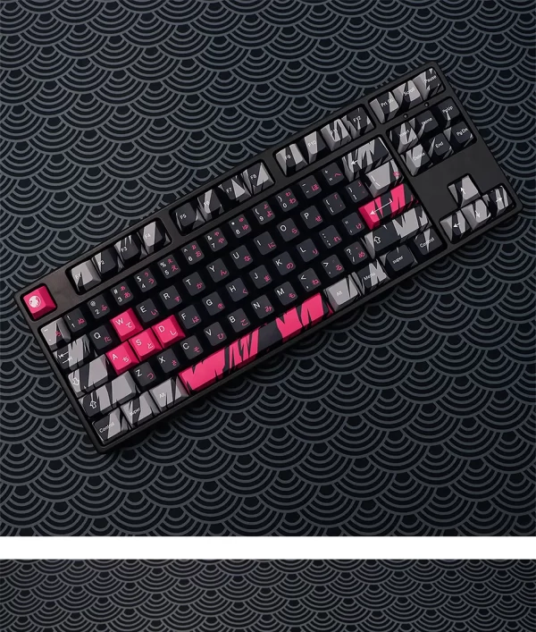 XDA+ Zebra Pattern Cherry Custom Keycap Set