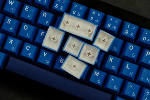 XDA+ Ocean Blue Cherry Custom Keycap Set