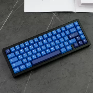 XDA+ Ocean Blue Cherry Custom Keycap Set