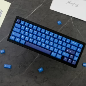 XDA+ Ocean Blue Cherry Custom Keycap Set