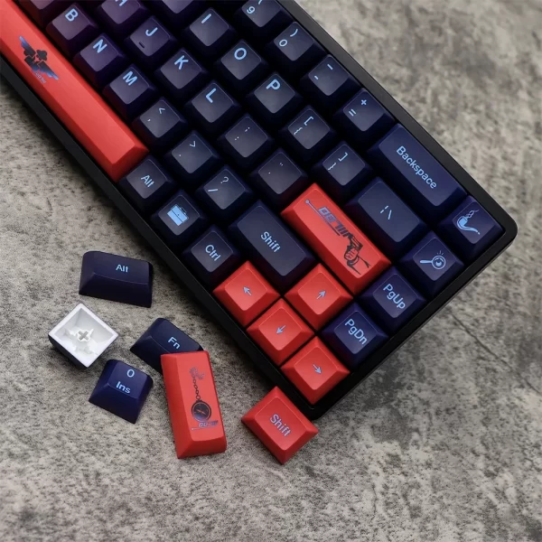 XDA+ Gaming Red KCA Custom Keycap Set