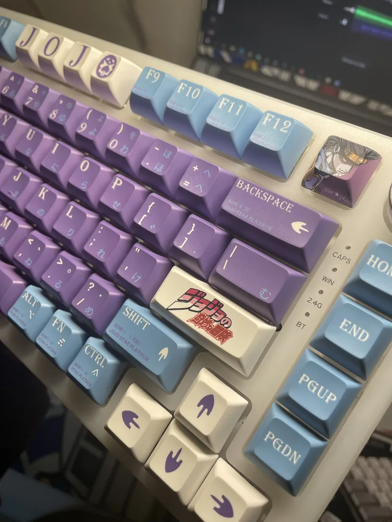 XDA+ Tinted Purple KCA Custom Keycap Set