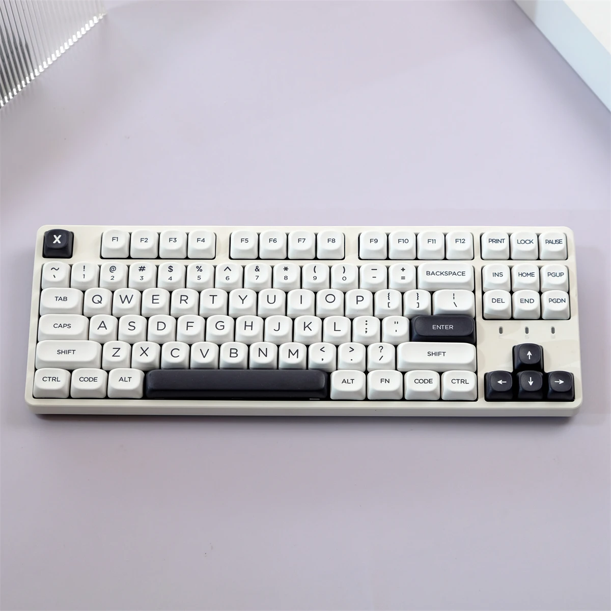 GMK+ Minimalist White MOA Custom Keycaps
