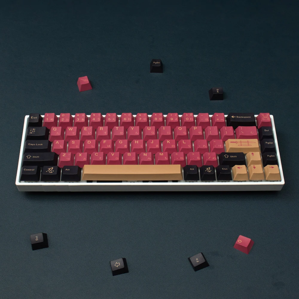 GMK+ Red Warrior Cherry Custom Keycaps Set