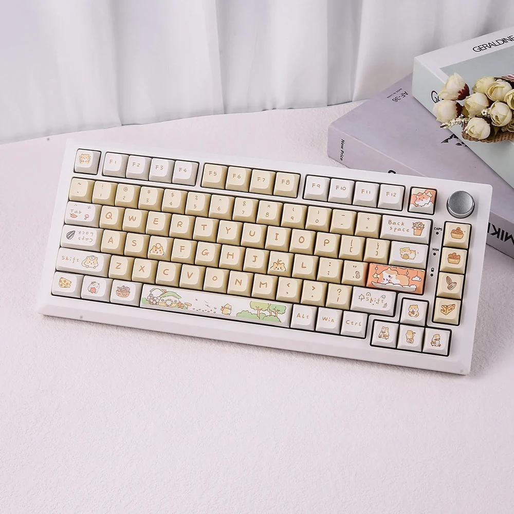 XDA+ Cute Hamster XDA Custom Keycaps Set