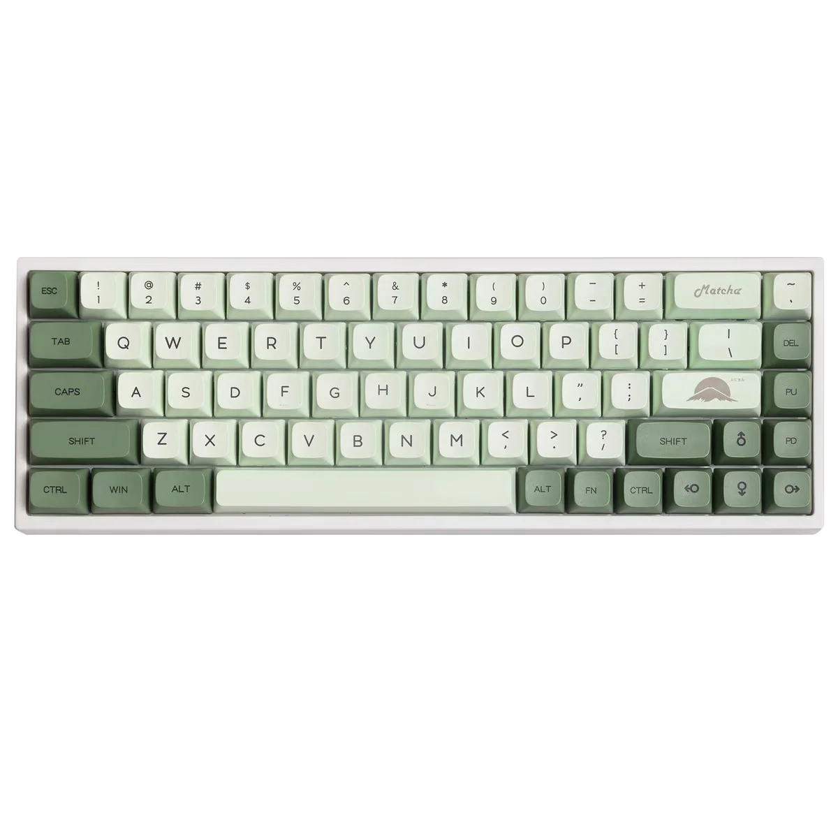 GMK Matcha Green XDA Custom Keycaps Set